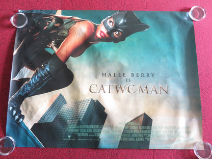 CATWOMAN UK QUAD ROLLED POSTER HALLE BERRY BENJAMIN BRATT 2004 Rendezvous Cinema Movie posters