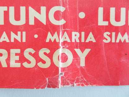 CAVALIER IN DEVIL'S CASTLE ITALIAN FOTOBUSTA POSTER SERATO IRENE TUNC 1959 Movie posters