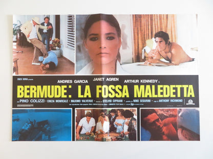 CAVE OF THE SHARKS - E ITALIAN FOTOBUSTA POSTER ANDRES GARCIA JANET AGREN 1978 Rendezvous Cinema Movie posters