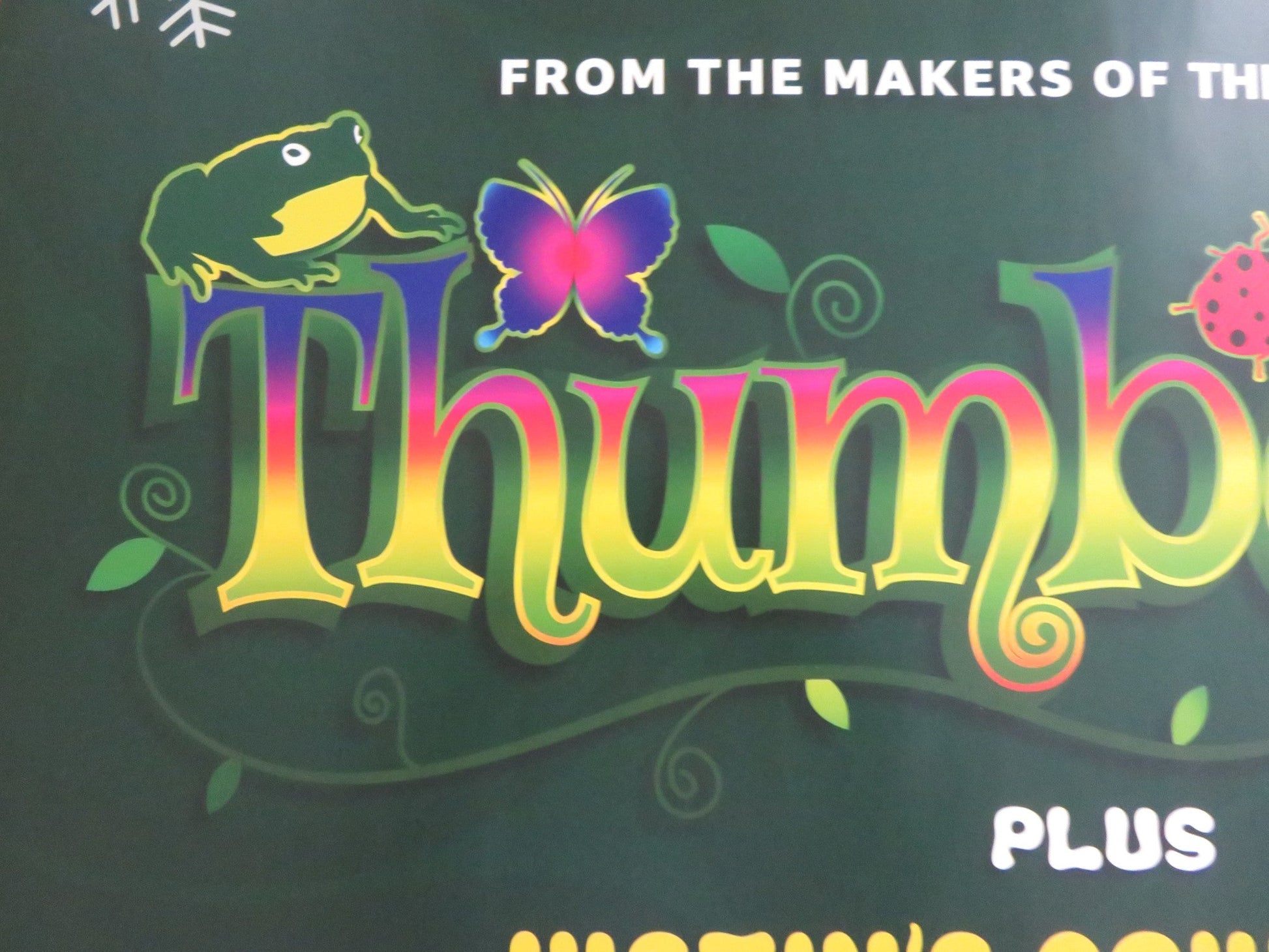 CBEEBIES CHRISTMAS SHOW: THUMBELINA UK QUAD ROLLED POSTER JUSTIN FLETCHER 2018 Rendezvous Cinema Movie posters