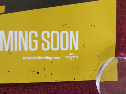 CENTRAL INTELLIGENCE - B UK QUAD ROLLED POSTER DWAYNE JOHNSON KEVIN HART 2016 Rendezvous Cinema Movie posters