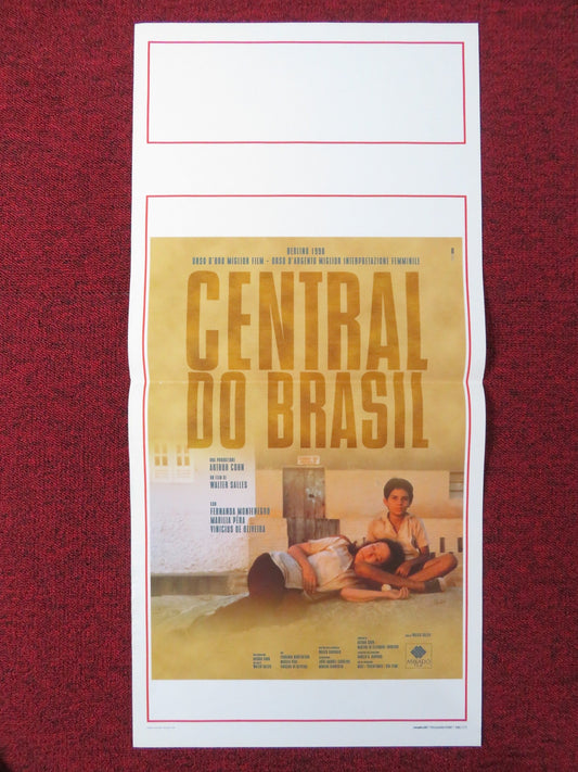 CENTRAL STATION ITALIAN LOCANDINA POSTER FERNANDA MONTENEGRO MARILIA PERA 1998 Rendezvous Cinema Movie posters