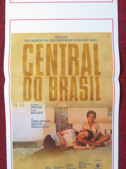 CENTRAL STATION ITALIAN LOCANDINA POSTER FERNANDA MONTENEGRO MARILIA PERA 1998 Rendezvous Cinema Movie posters