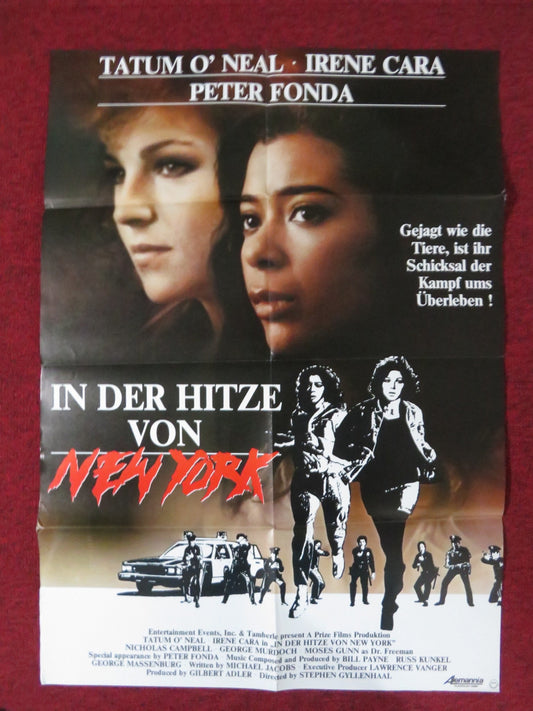 CERTAIN FURY GERMAN A1 POSTER FOLDED TATUM O'NEAL IRENE CARA 1985 Rendezvous Cinema Movie posters