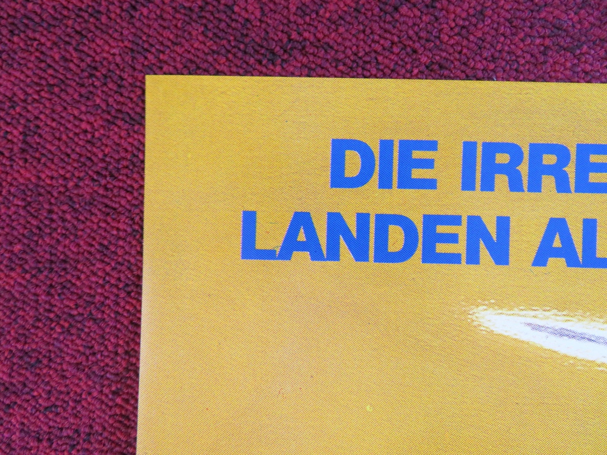 CES FLICS ETRANGES VENUS D'AILLEURS GERMAN A1 POSTER FOLDED PHILLIPE CLAIR 1983 Rendezvous Cinema Movie posters
