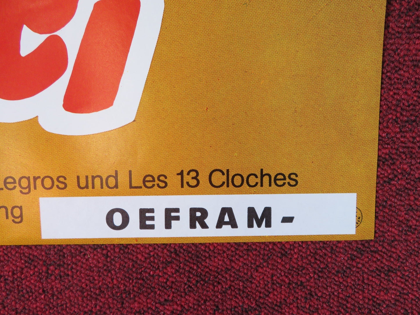 CES FLICS ETRANGES VENUS D'AILLEURS GERMAN A1 POSTER FOLDED PHILLIPE CLAIR 1983 Rendezvous Cinema Movie posters