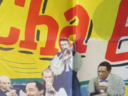 CHA CHA CHA BOOM! FOLDED US ONE SHEET POSTER DÁMASO PÉREZ PRADO MARY KAYE 1956 Rendezvous Cinema Movie posters