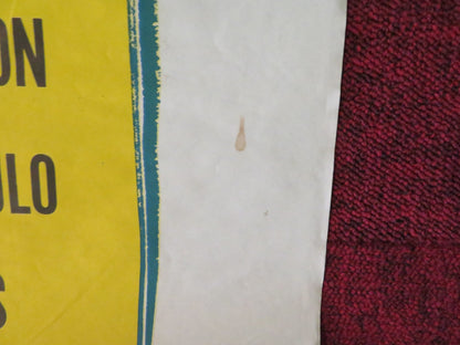 CHA CHA CHA BOOM! FOLDED US ONE SHEET POSTER DÁMASO PÉREZ PRADO MARY KAYE 1956 Rendezvous Cinema Movie posters