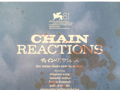 Chain Reactions Japanese Chirashi (B5) Poster Stephen King Takashi Miike 2024 Movie posters