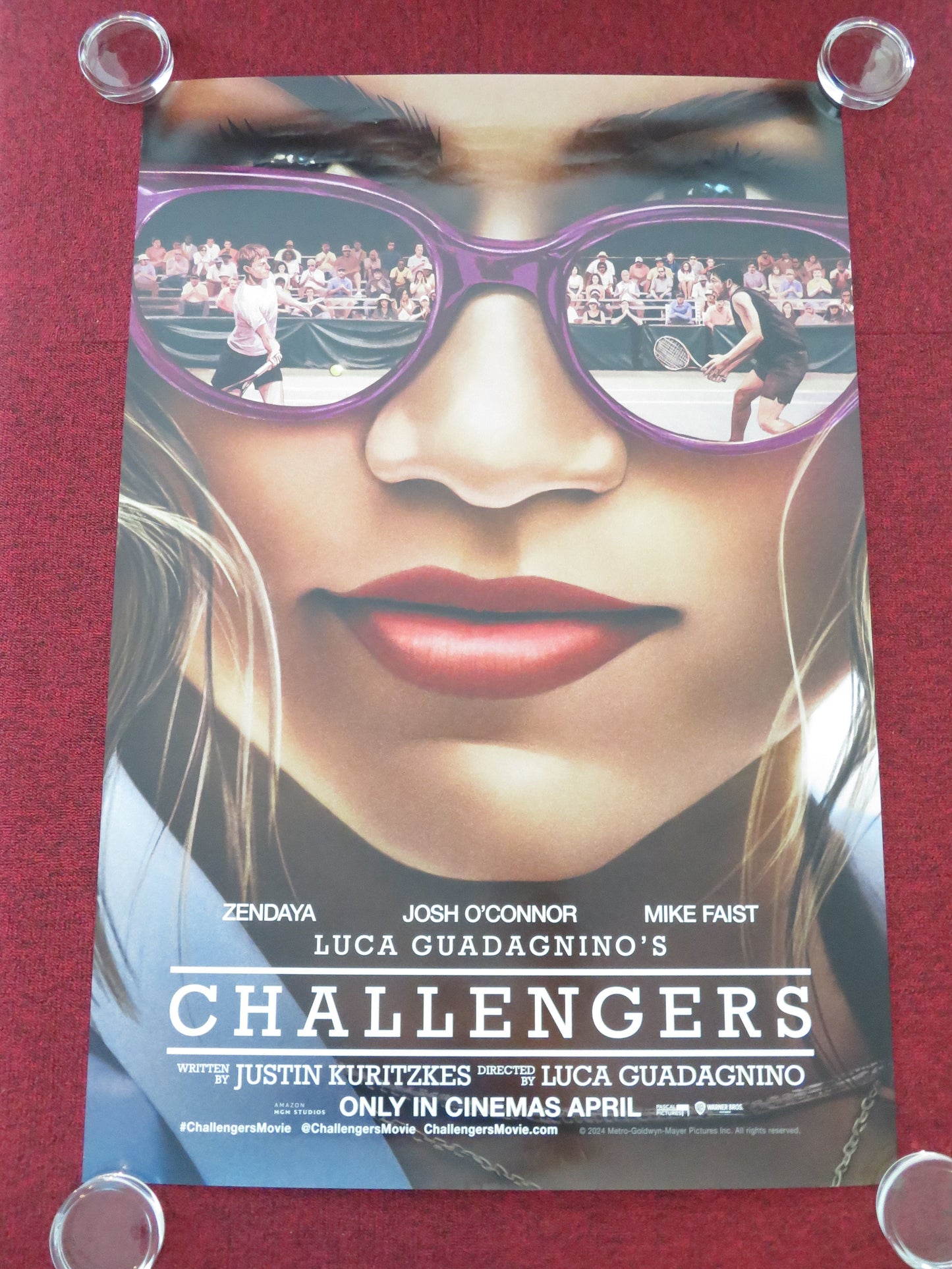 Challengers US One Sheet Rolled Poster Josh O'Connor Zendaya 2024 Movie posters