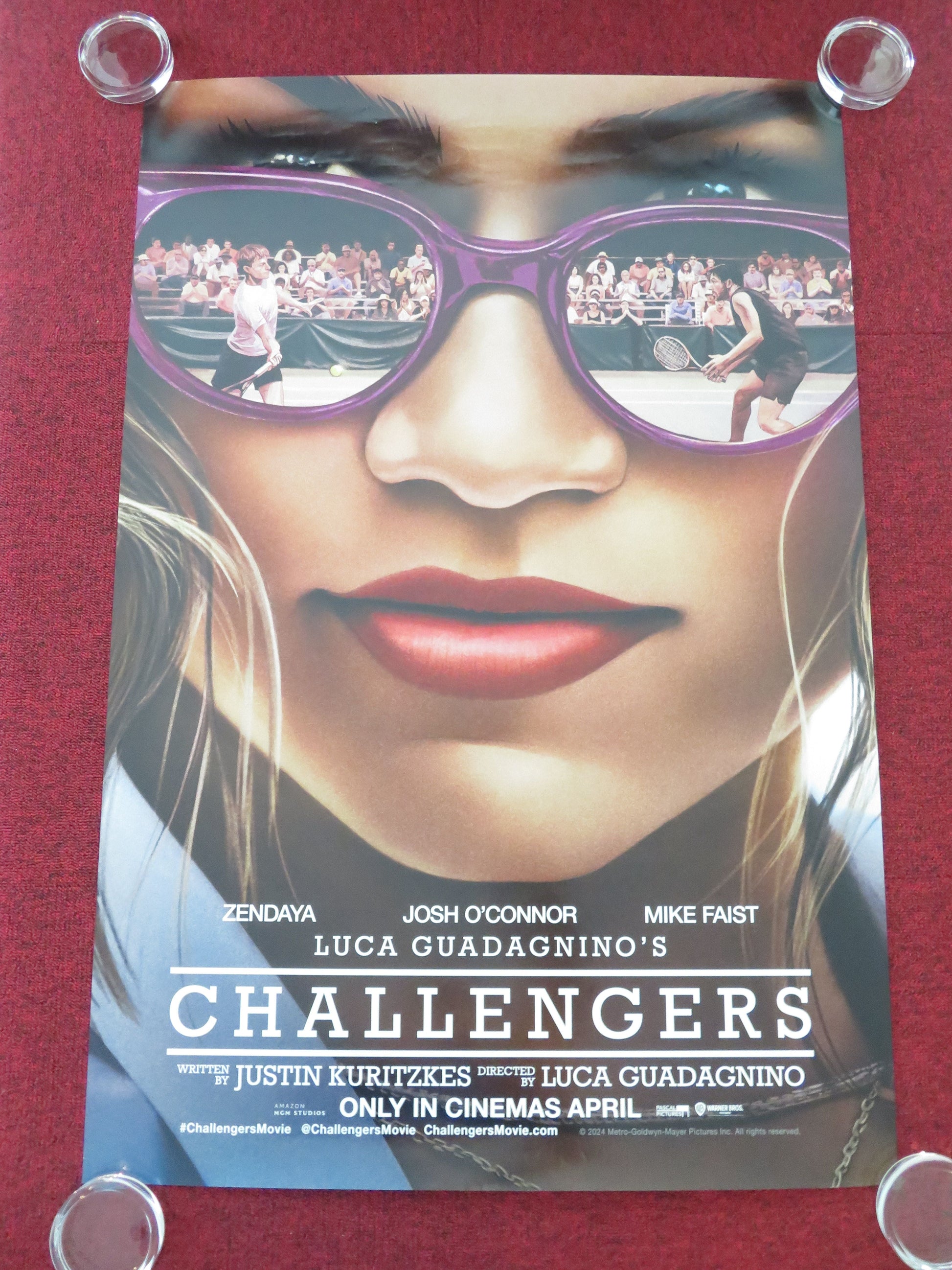 Challengers US One Sheet Rolled Poster Josh O'Connor Zendaya 2024 Movie posters