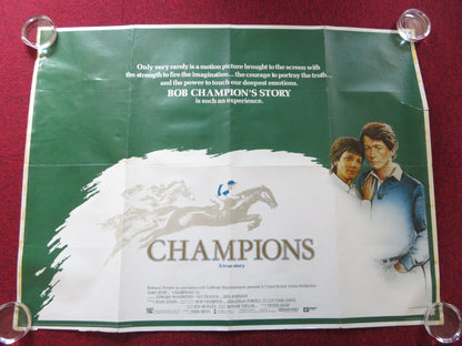 CHAMPIONS UK QUAD ROLLED POSTER JOHN HURT GREGORY JONES 1984 Rendezvous Cinema Movie posters