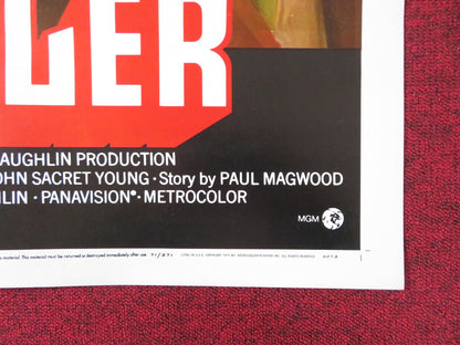 CHANDLER FOLDED US ONE SHEET POSTER WARREN OATES LESLIE CARON 1971 Rendezvous Cinema Movie posters