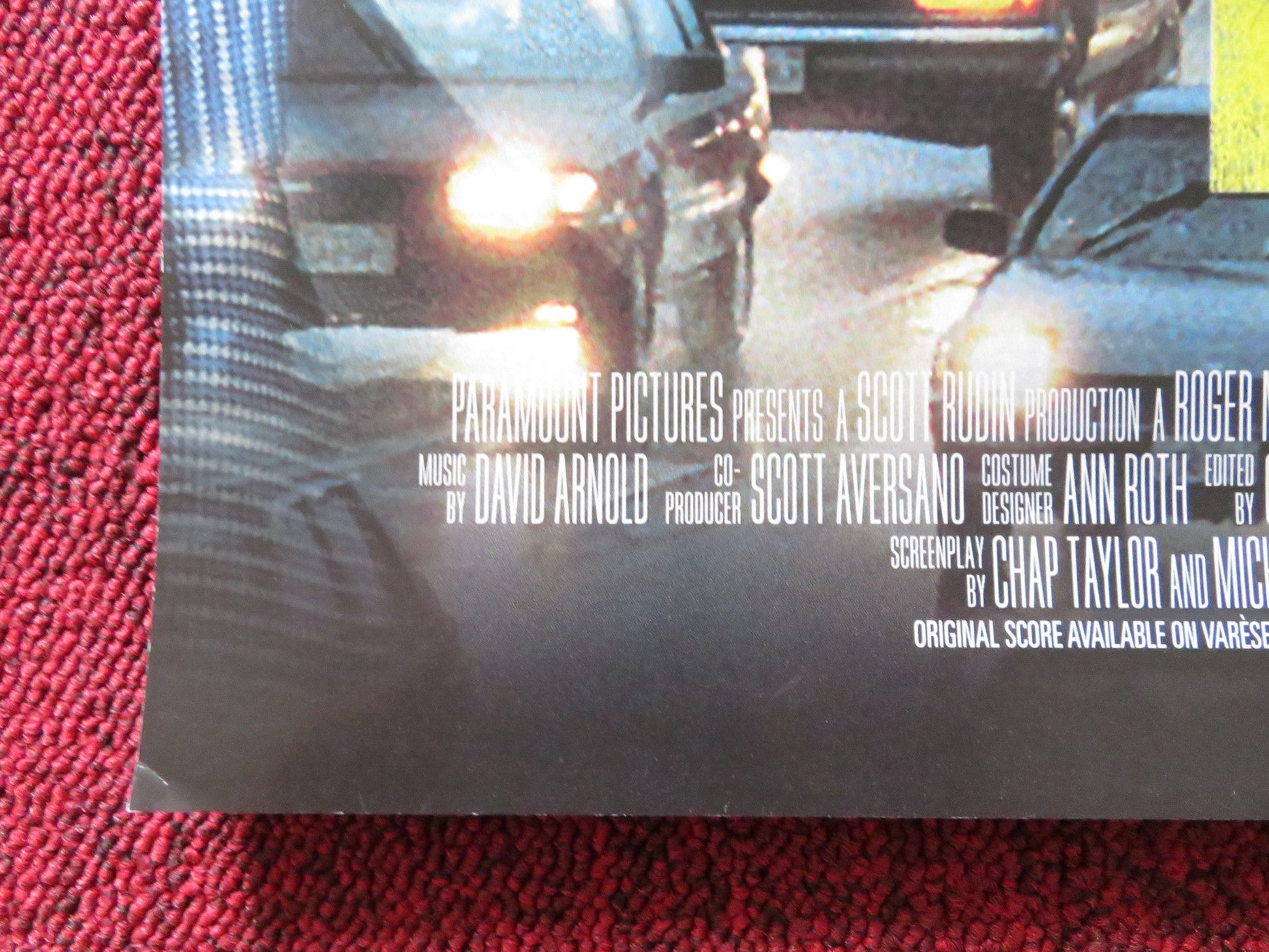 CHANGING LANES VHS VIDEO POSTER BEN AFFLECK SAMUEL L. JACKSON 2002 Rendezvous Cinema Movie posters