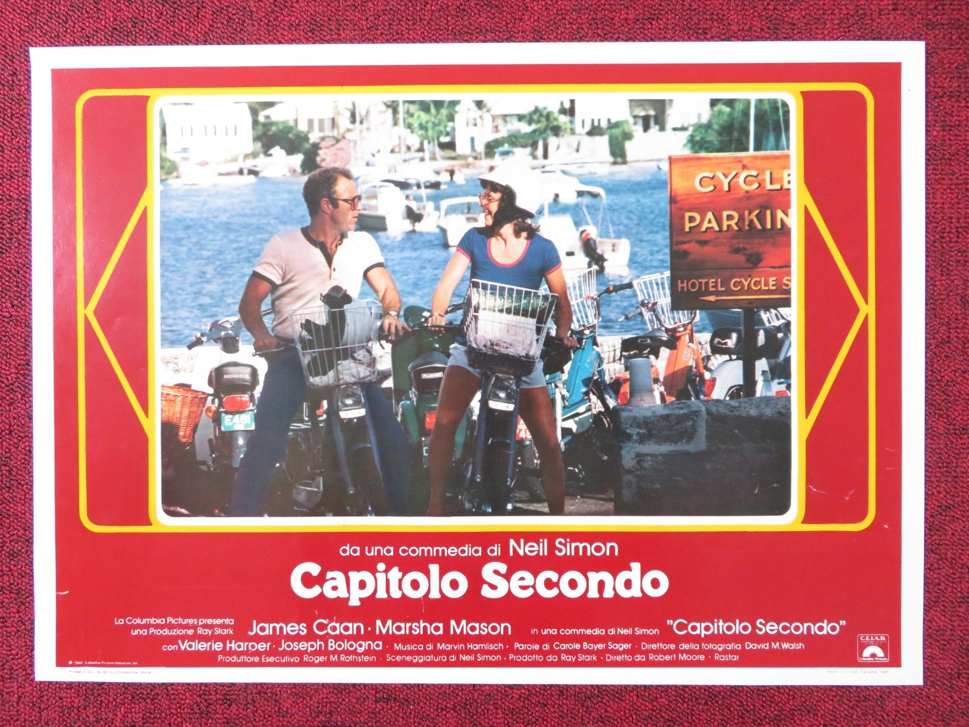 CHAPTER TWO - B ITALIAN FOTOBUSTA POSTER JAMES CAAN MARSHA MASON 1979 Rendezvous Cinema Movie posters