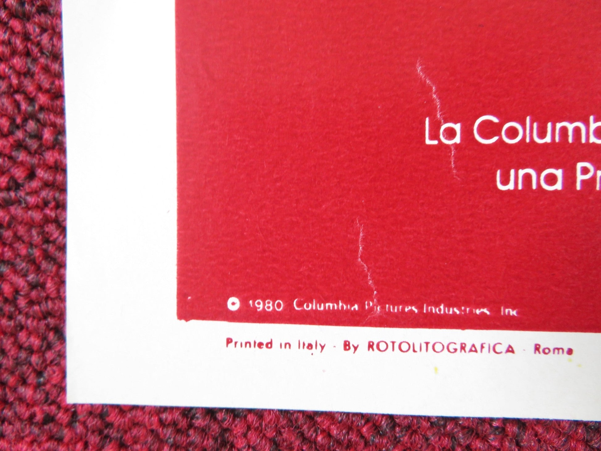 CHAPTER TWO - C ITALIAN FOTOBUSTA POSTER JAMES CAAN MARSHA MASON 1979 Rendezvous Cinema Movie posters