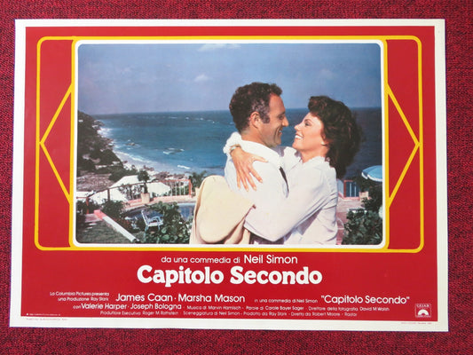 CHAPTER TWO - E ITALIAN FOTOBUSTA POSTER JAMES CAAN MARSHA MASON 1979 Rendezvous Cinema Movie posters