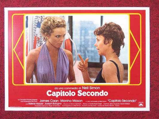 CHAPTER TWO - G ITALIAN FOTOBUSTA POSTER JAMES CAAN MARSHA MASON 1979 Rendezvous Cinema Movie posters