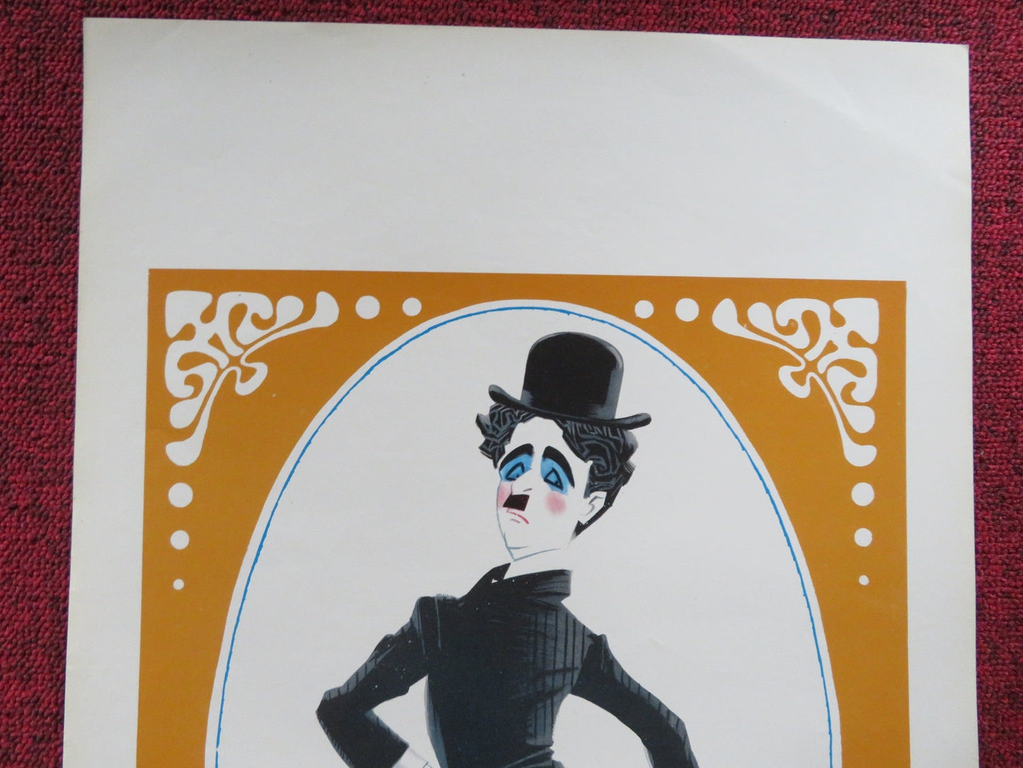 CHARLES CHAPLIN SHOW ITALIAN LOCANDINA POSTER PIOVANO 1972 Rendezvous Cinema Movie posters