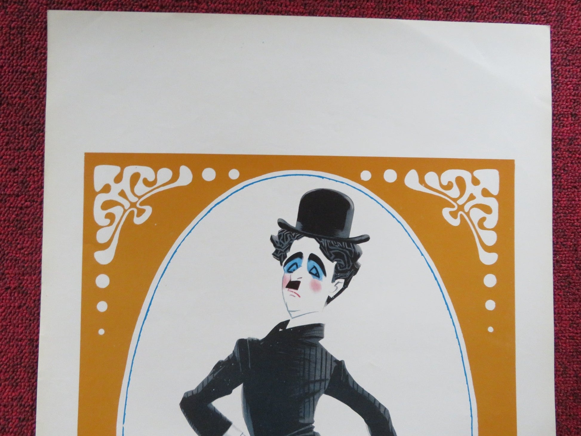 CHARLES CHAPLIN SHOW ITALIAN LOCANDINA POSTER PIOVANO 1972 Rendezvous Cinema Movie posters