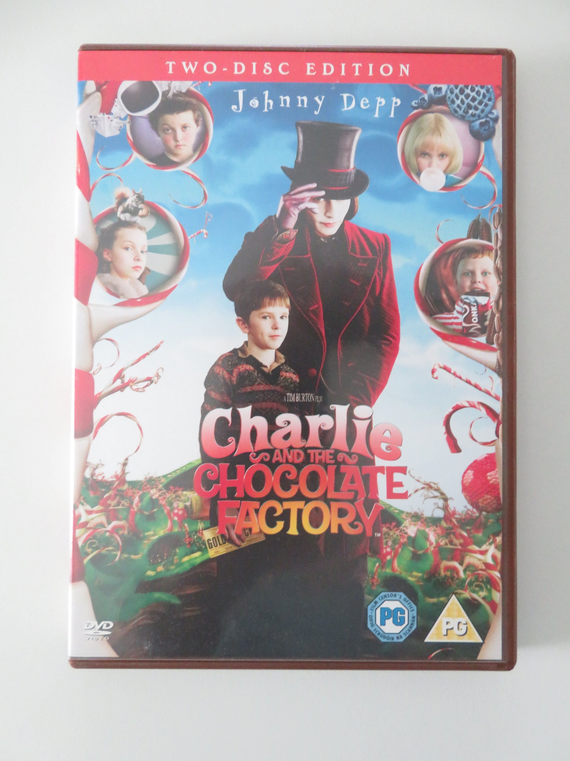 Charlie and the Chocolate Factory Two Disc Edition - B (DVD) Depp 2005 Region 2 Movie posters