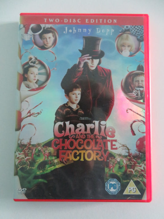 CHARLIE AND THE CHOCOLATE FACTORY - TWO DISC EDITION (DVD) J. DEPP 2005 REGION 2 Movie posters