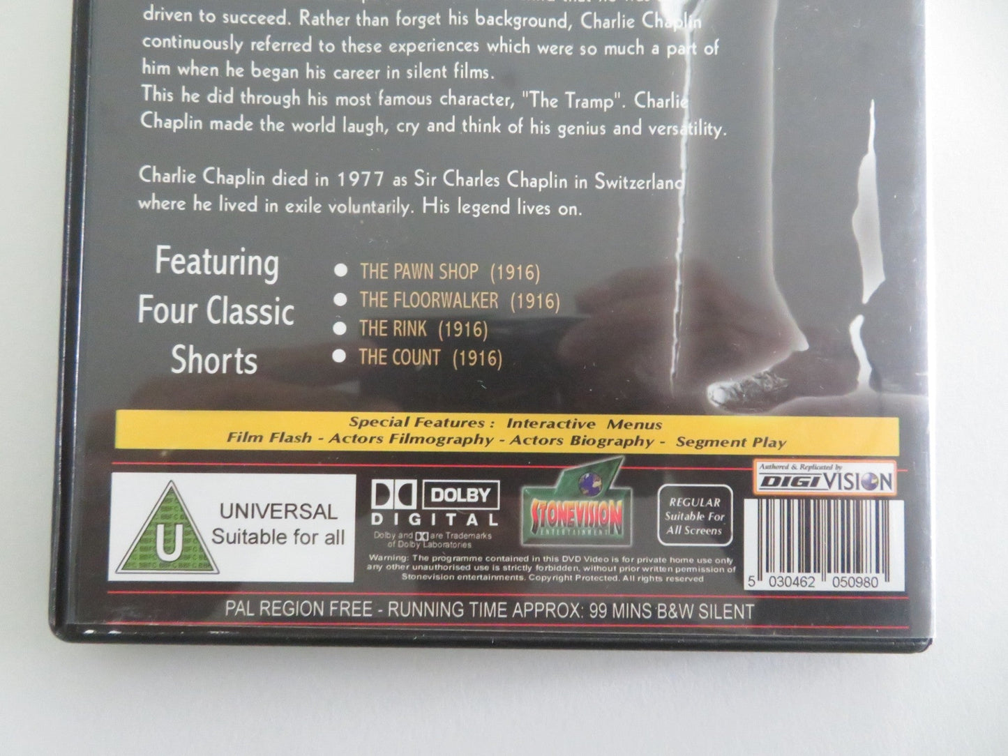 CHARLIE CHAPLIN COLLECTION VOL. 10 (DVD) CHARLIE CHAPLIN 1916 REGION FREE Movie posters