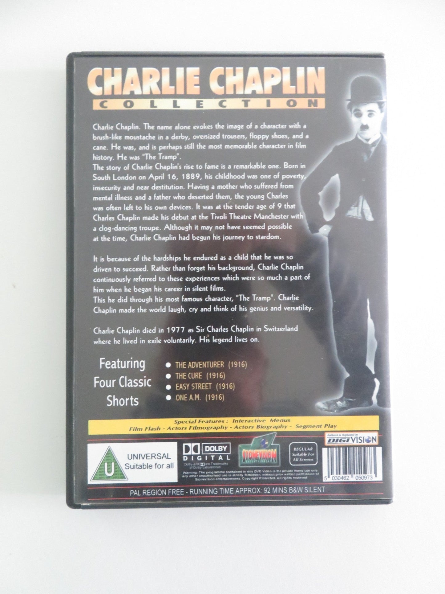 CHARLIE CHAPLIN COLLECTION VOLUME 9 (DVD) CHARLIE CHAPLIN 1916 REGION FREE Movie posters