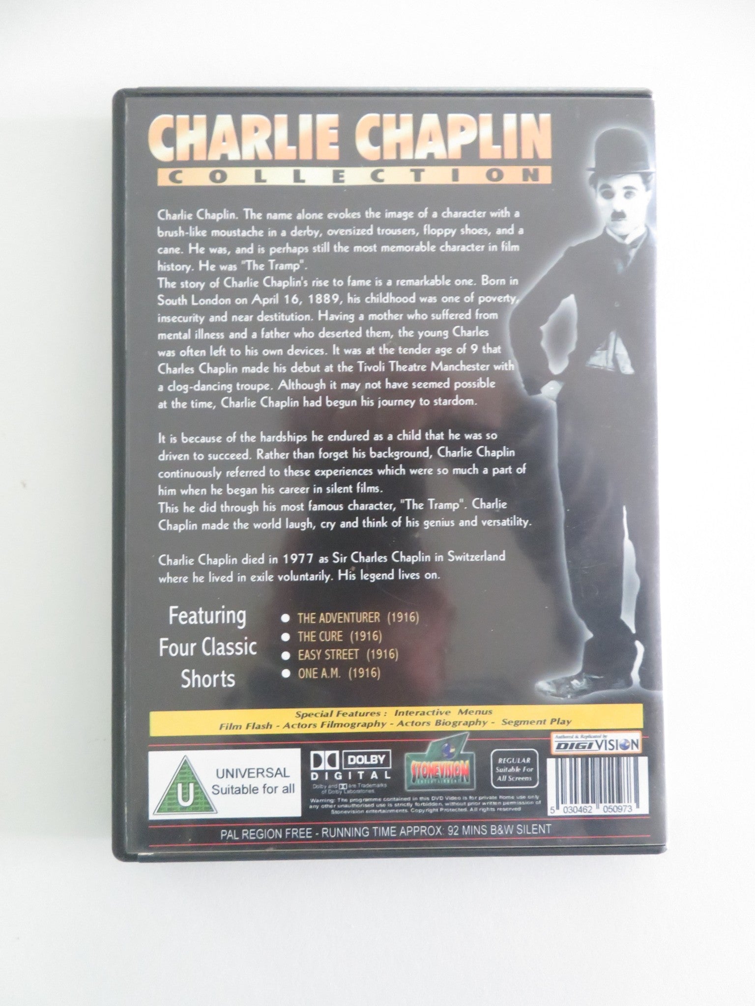 CHARLIE CHAPLIN COLLECTION VOLUME 9 (DVD) CHARLIE CHAPLIN 1916 REGION FREE Movie posters