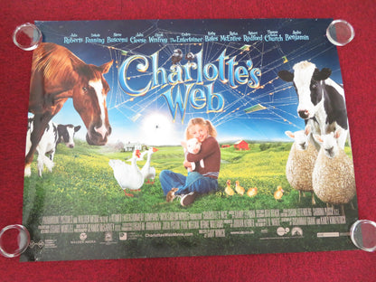 Charlotte's Web - B UK Quad Rolled Poster Dakota Fanning Julia Roberts 2006 Movie posters