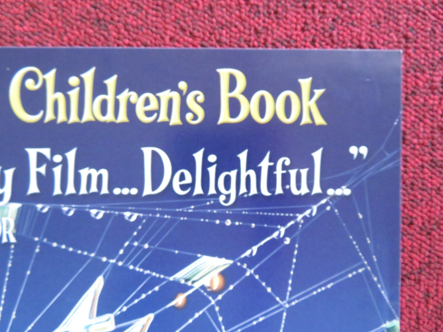 CHARLOTTE'S WEB DVD POSTER DAKOTA FANNING JULIA ROBERTS 2007 Rendezvous Cinema Movie posters