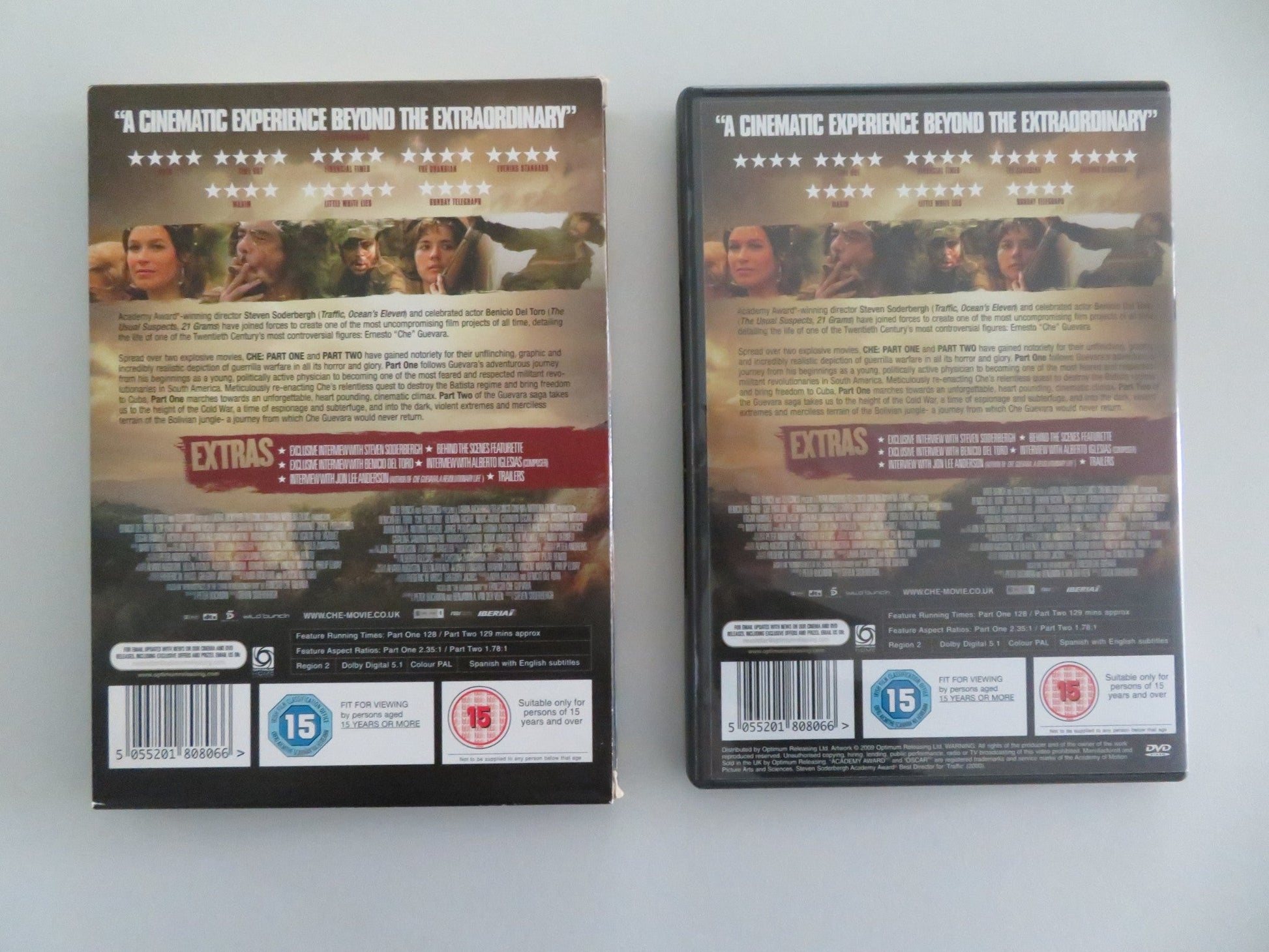 CHE PART ONE AND PART TWO (DVD) BENICIO DEL TORO JULIA ORMOND REGION 2 - Rendezvous Cinema