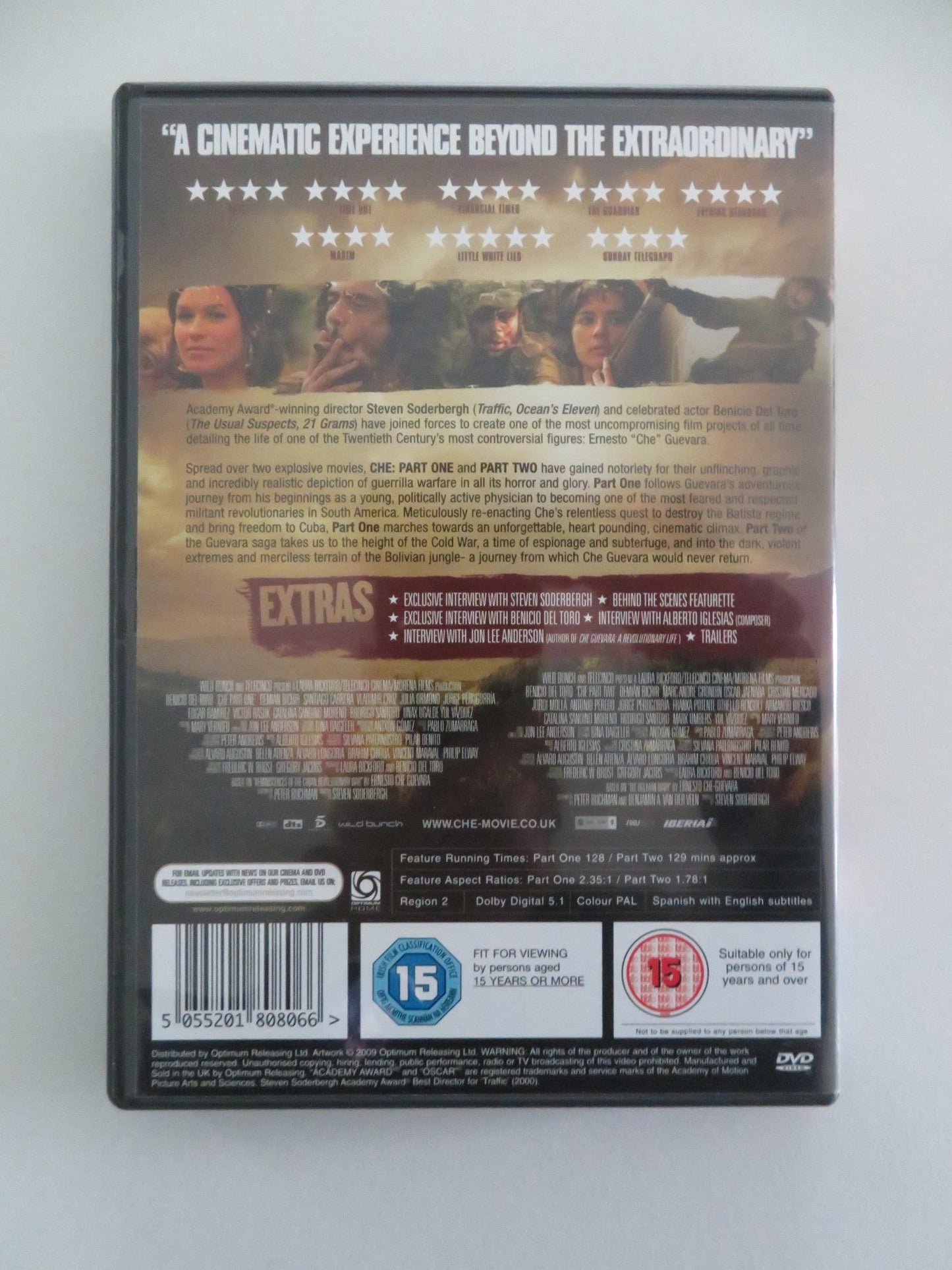 CHE PART ONE AND PART TWO (DVD) BENICIO DEL TORO JULIA ORMOND REGION 2 - Rendezvous Cinema