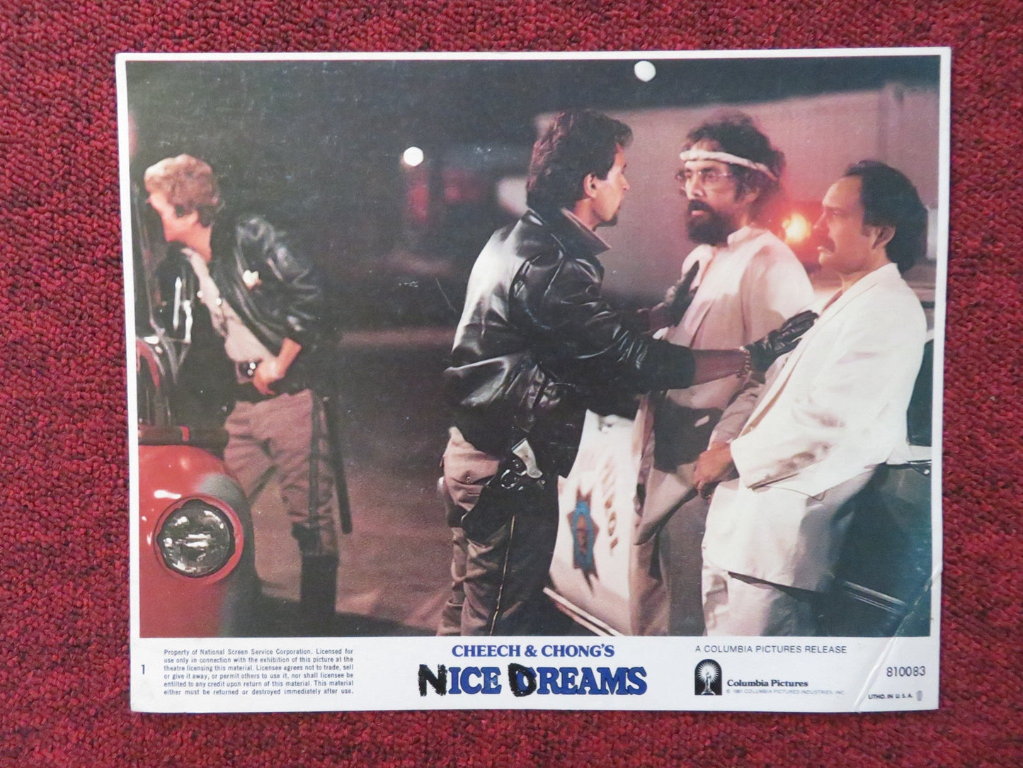 CHEECH & CHONG'S NICE DREAMS - 1 LOBBY CARD TOMMY CHONG CHEECH MARIN 1981 Rendezvous Cinema Movie posters