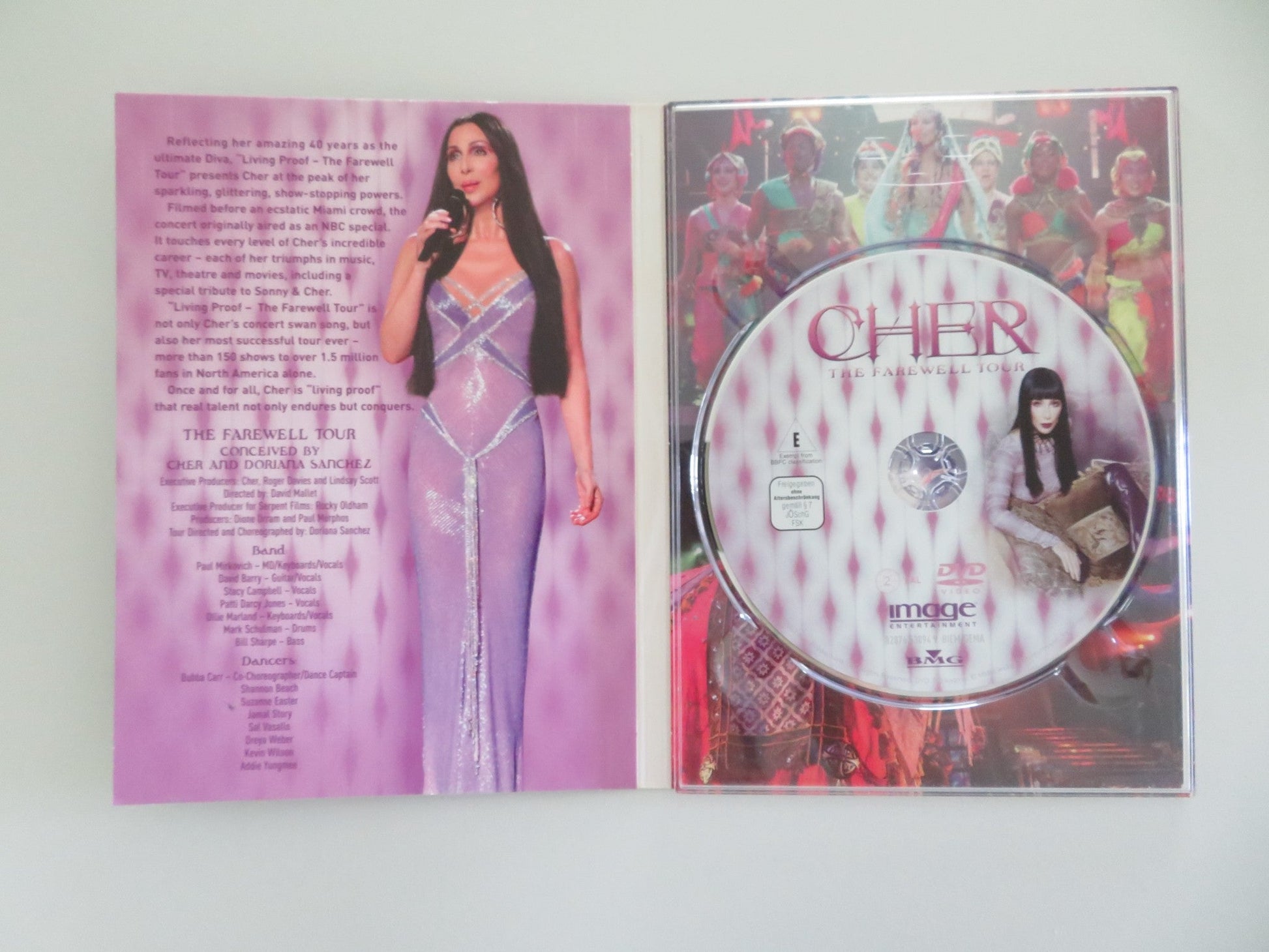 CHER: THE FAREWELL TOUR (DVD) CHER LUCILLE BALL 2003 REGION 2 Movie posters