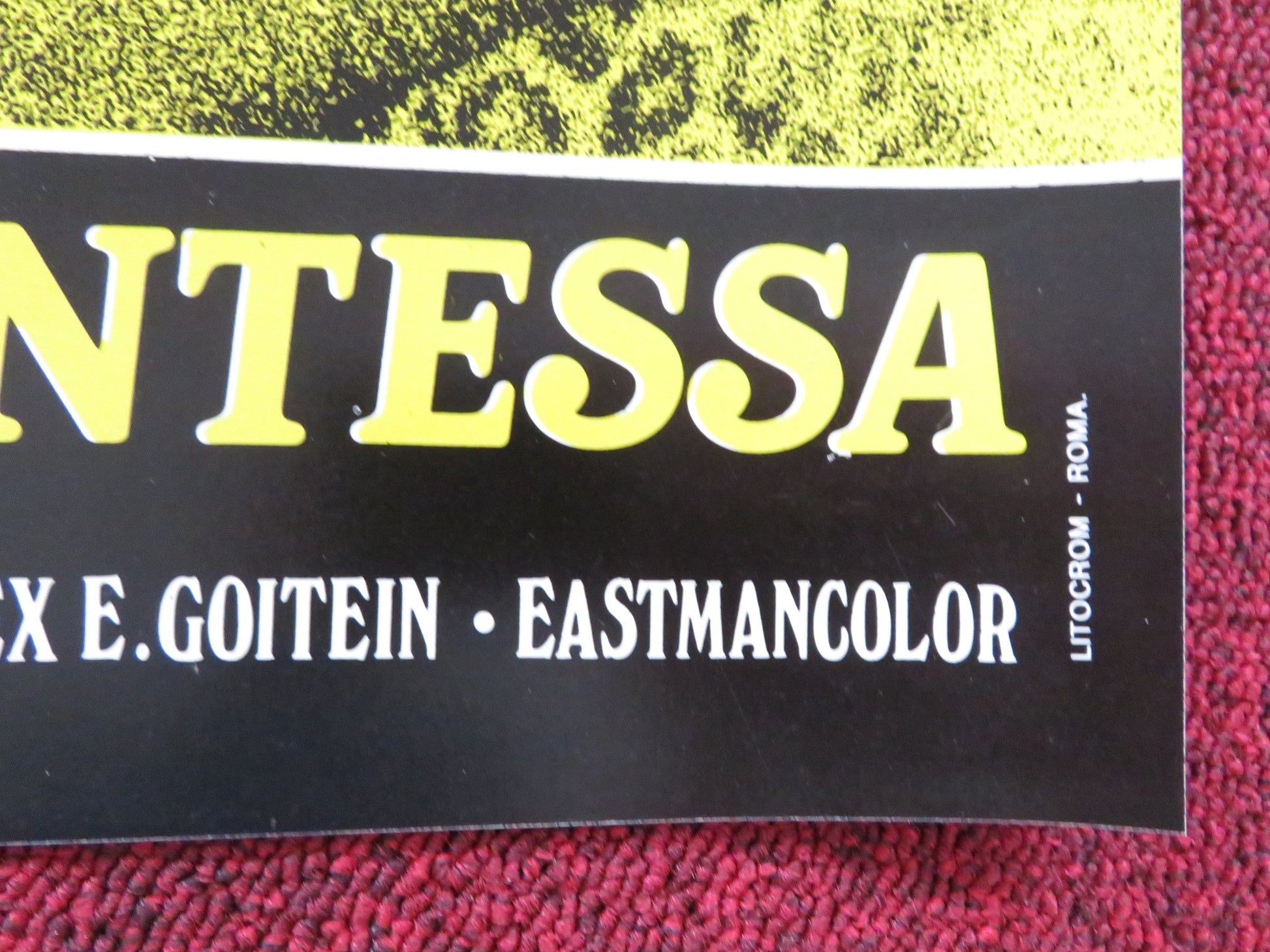 CHERRY HILL HIGH - A ITALIAN FOTOBUSTA POSTER NINA CARSON CARRIE OLSON 1977 Rendezvous Cinema Movie posters