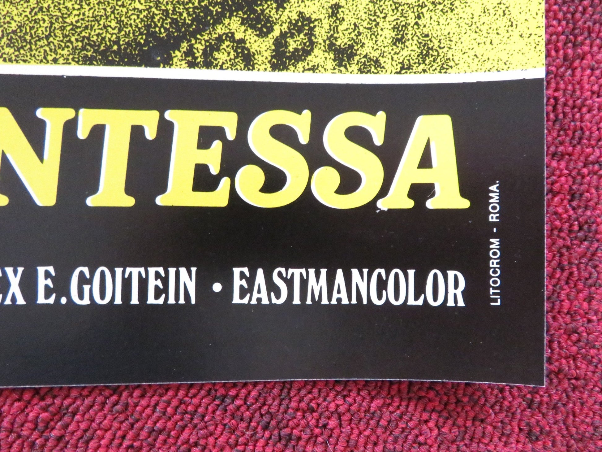 CHERRY HILL HIGH - D ITALIAN FOTOBUSTA POSTER NINA CARSON CARRIE OLSON 1977 Rendezvous Cinema Movie posters