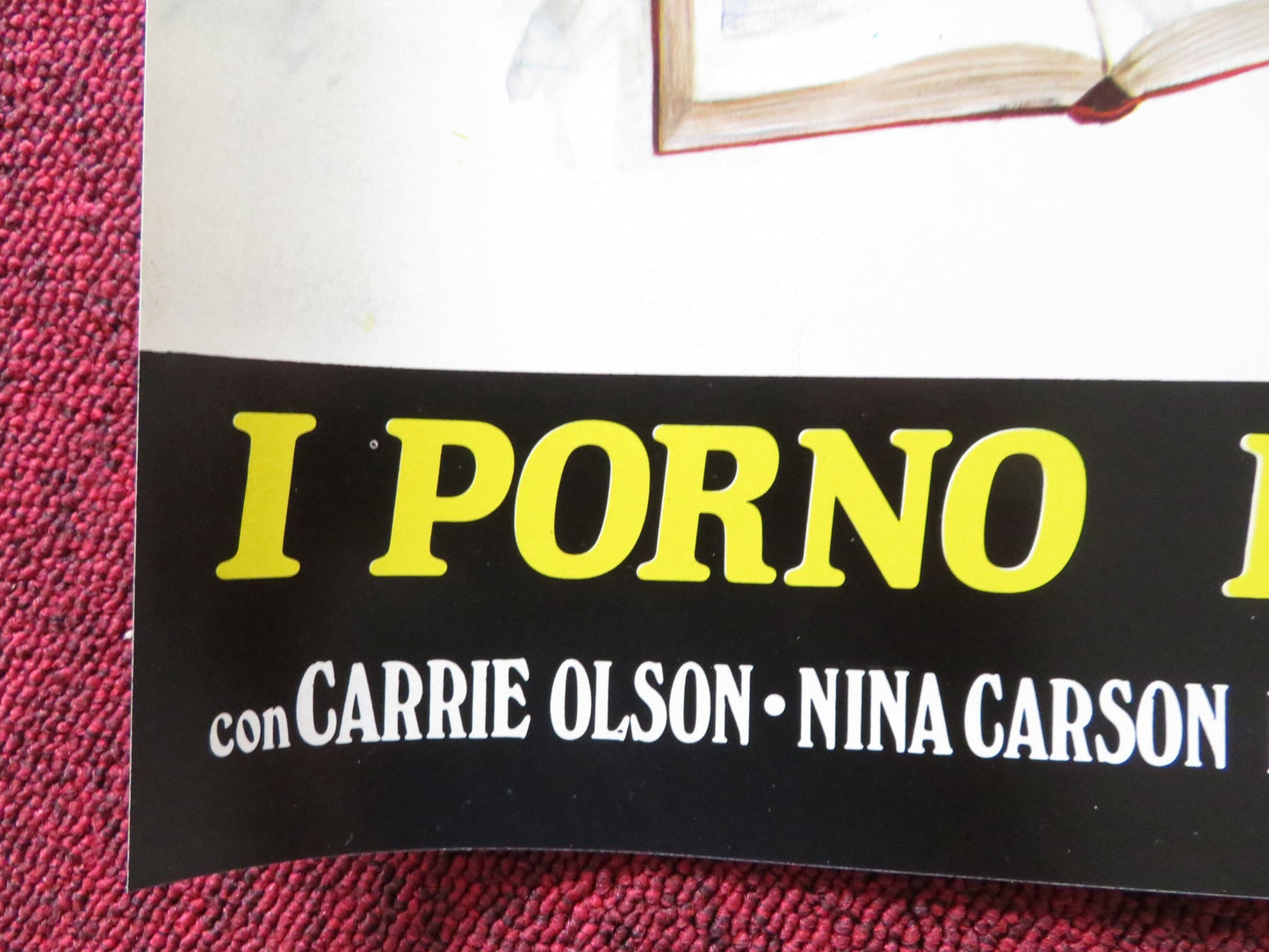 CHERRY HILL HIGH - D ITALIAN FOTOBUSTA POSTER NINA CARSON CARRIE OLSON 1977 Rendezvous Cinema Movie posters