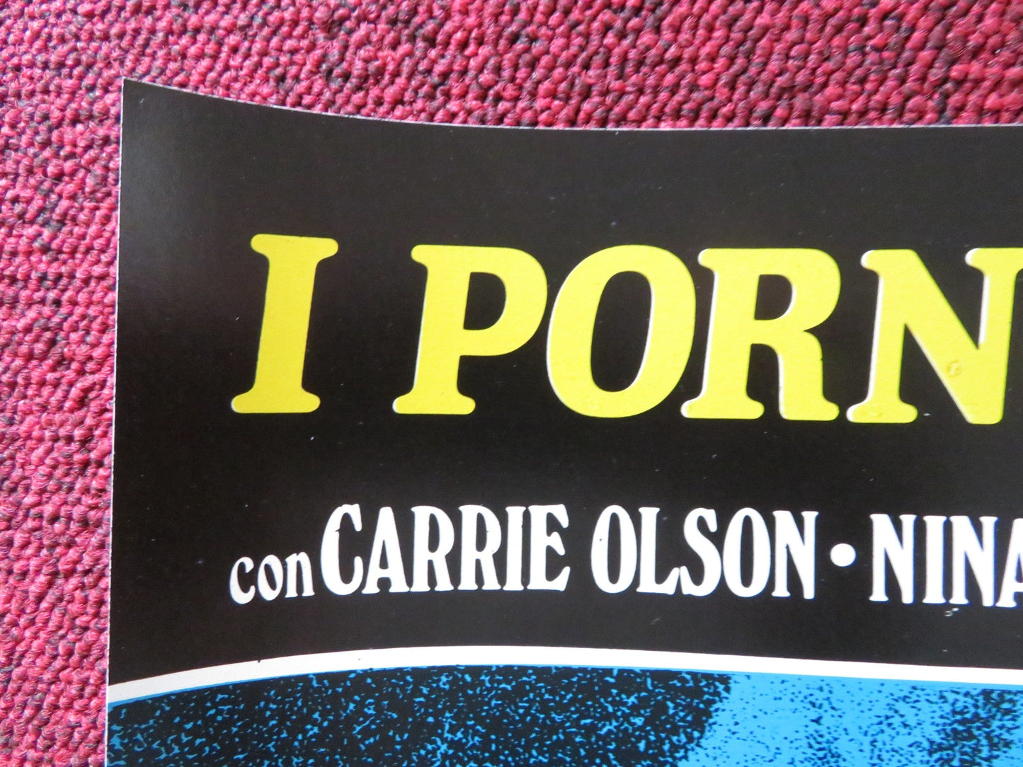 CHERRY HILL HIGH - E ITALIAN FOTOBUSTA POSTER NINA CARSON CARRIE OLSON 1977 Rendezvous Cinema Movie posters