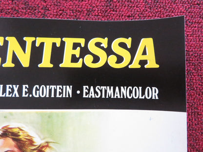 CHERRY HILL HIGH - F ITALIAN FOTOBUSTA POSTER NINA CARSON CARRIE OLSON 1977 Rendezvous Cinema Movie posters