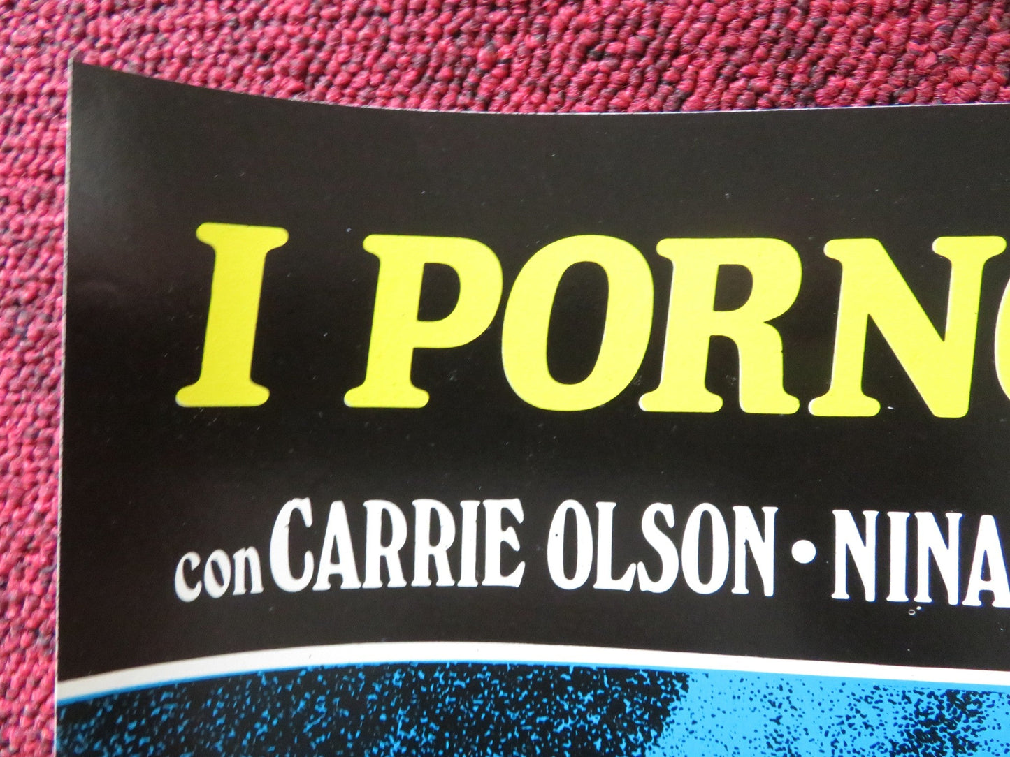 CHERRY HILL HIGH - F ITALIAN FOTOBUSTA POSTER NINA CARSON CARRIE OLSON 1977 Rendezvous Cinema Movie posters