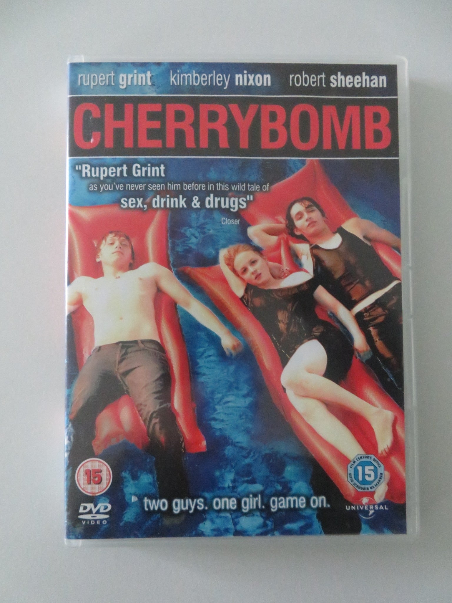 CHERRYBOMB (DVD) RUPERT GRINT ROBERT SHEEHAN 2009 REGION 2, 4, Movie posters