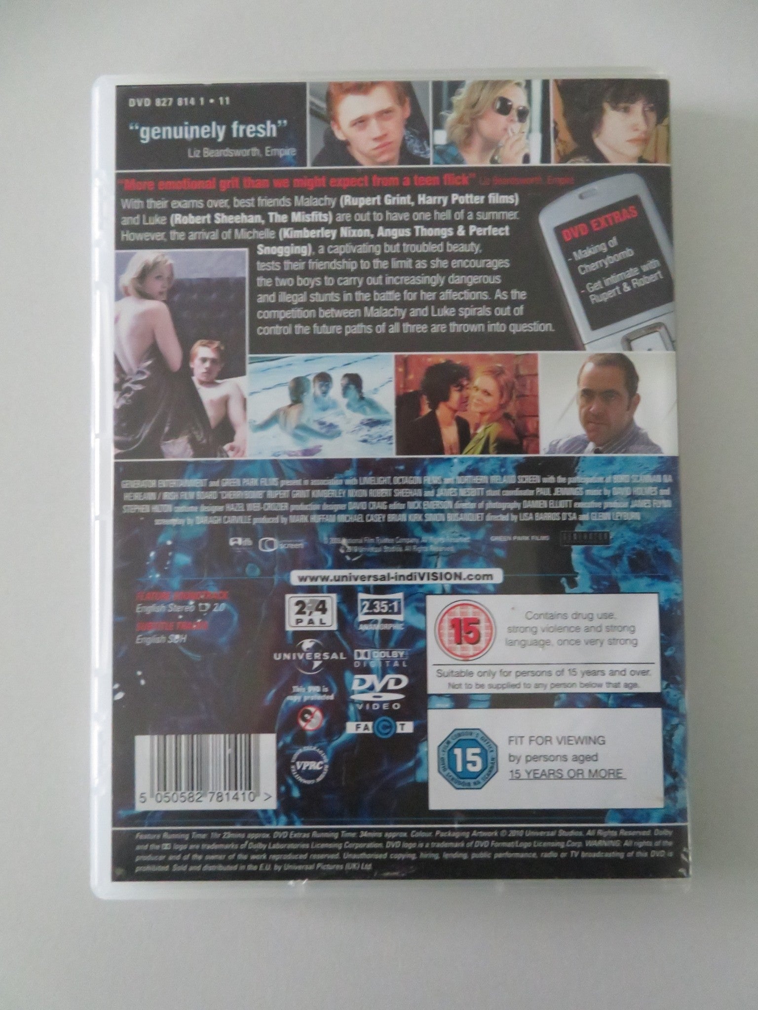 CHERRYBOMB (DVD) RUPERT GRINT ROBERT SHEEHAN 2009 REGION 2, 4, Movie posters