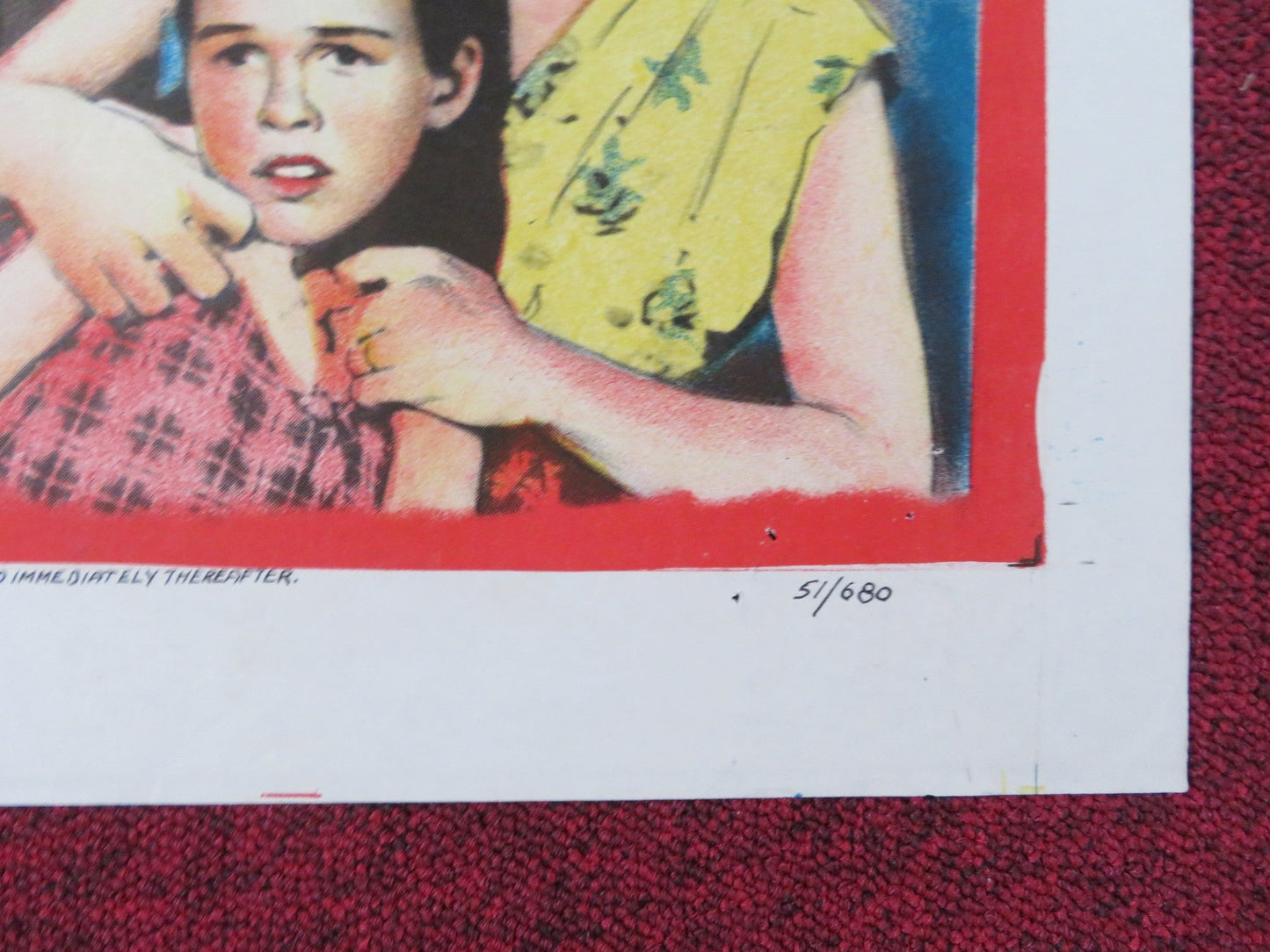 CHICAGO CALLING FOLDED US ONE SHEET POSTER DAN DURYEA MARY ANDERSON 1951 Rendezvous Cinema Movie posters