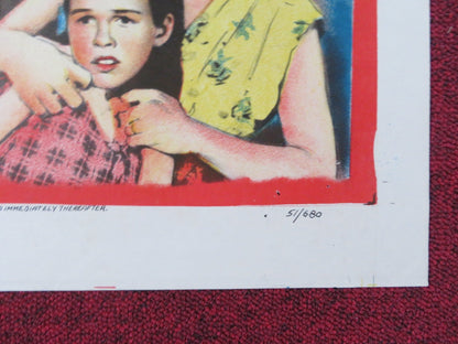 CHICAGO CALLING FOLDED US ONE SHEET POSTER DAN DURYEA MARY ANDERSON 1951 Rendezvous Cinema Movie posters