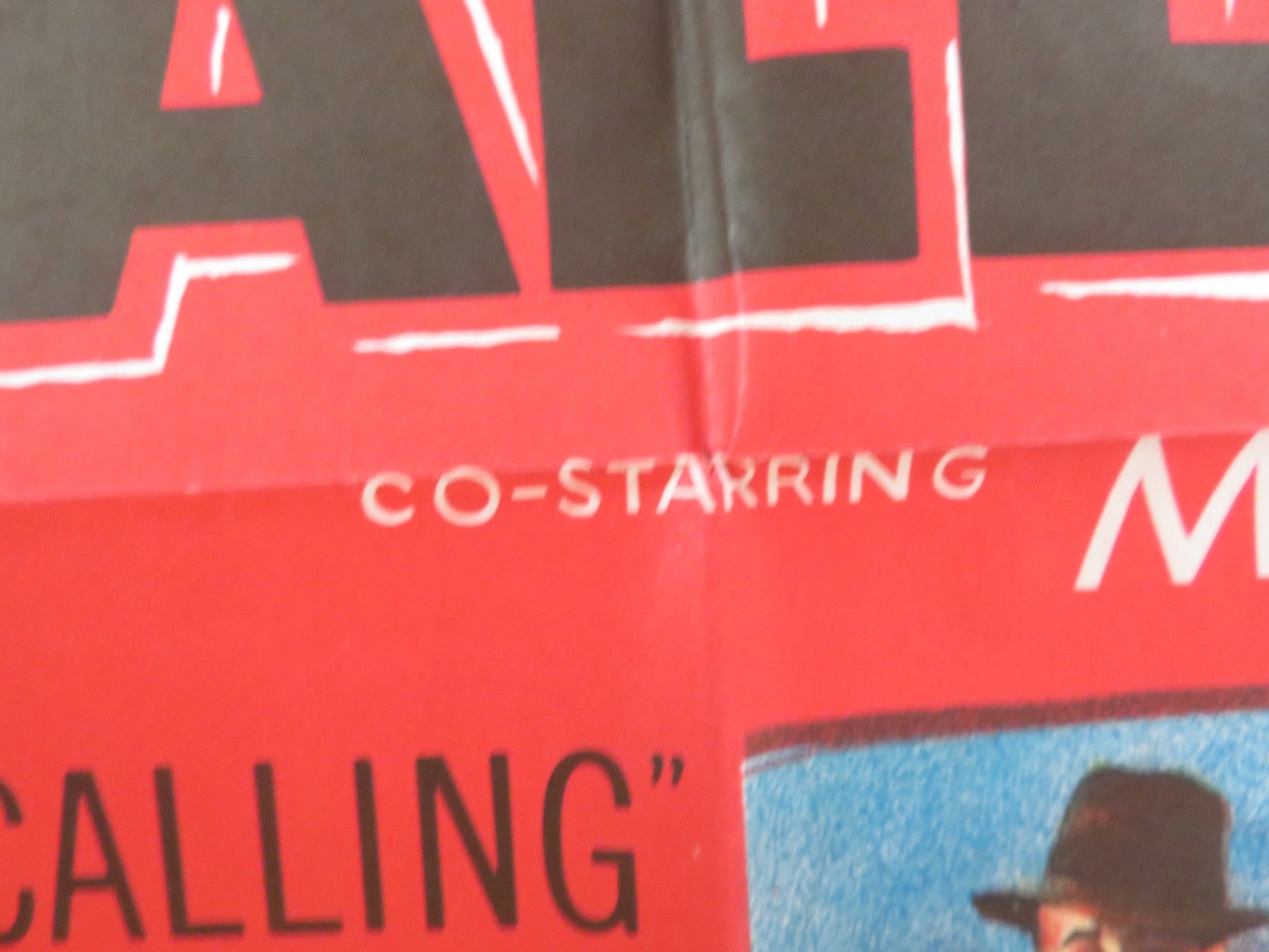 CHICAGO CALLING FOLDED US ONE SHEET POSTER DAN DURYEA MARY ANDERSON 1951 Rendezvous Cinema Movie posters