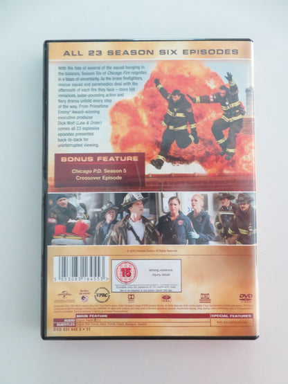 CHICAGO FIRE - SEASON SIX - 6 DISCS (DVD) TAYLOR KINNEY 2018 REGION 2, 4 - Rendezvous Cinema