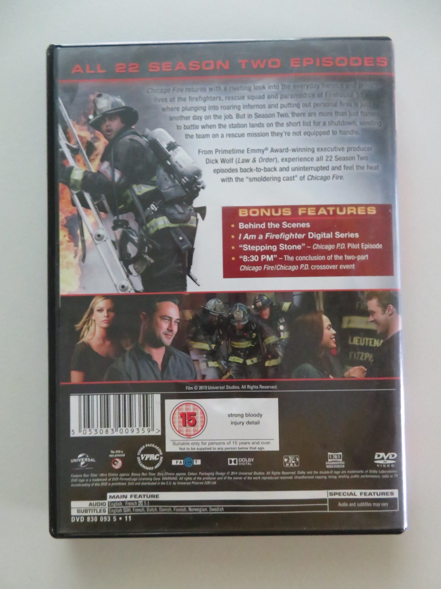 CHICAGO FIRE - SEASON TWO (DVD) TAYLOR KINNEY CHRISTIAN STOLTE 2013 REGION 2, 4 Movie posters