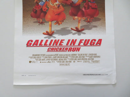 Chicken Run ITALIAN LOCANDINA POSTER Mel Gibson Phil Daniels 2000 Movie posters