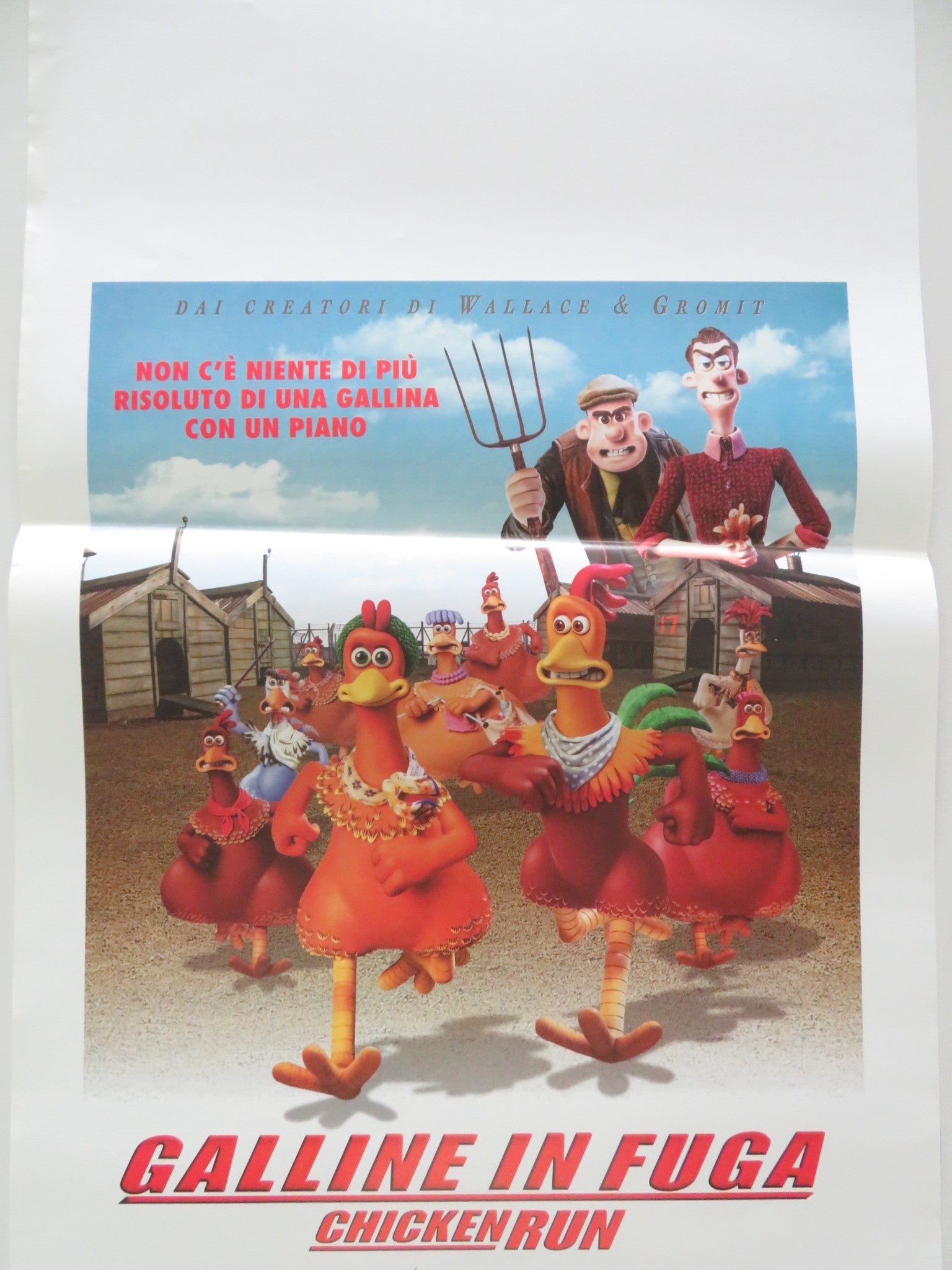 Chicken Run ITALIAN LOCANDINA POSTER Mel Gibson Phil Daniels 2000 Movie posters